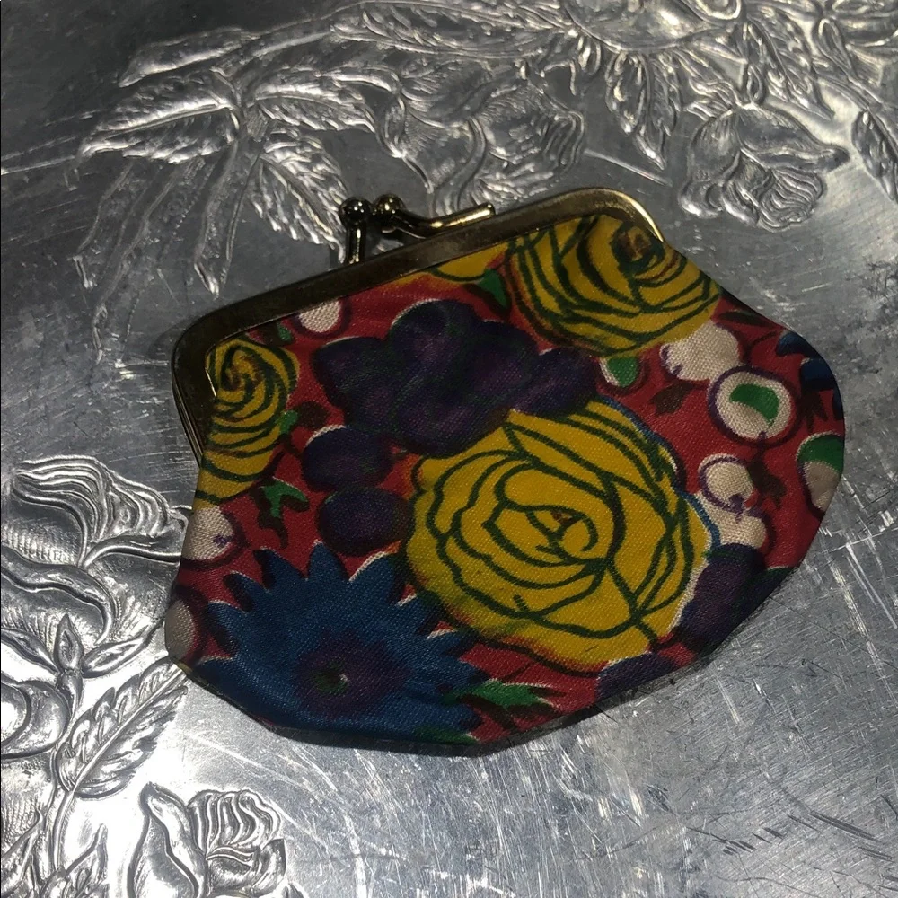 💙Vintage Floral Print Women's Coin Purse